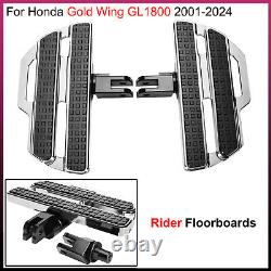 Aluminum Alloy, Rubber Rider Floorboards For Honda Gold Wing GL1800 2001-2024