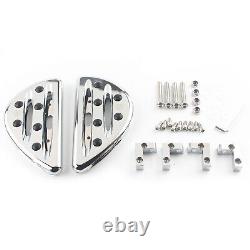 Aluminum Chrome Rear Passenger Floorboards Foot Peg For Harley Touring 1993+