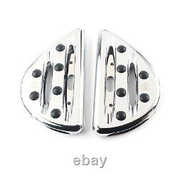 Aluminum Chrome Rear Passenger Floorboards Foot Peg For Harley Touring 1993+