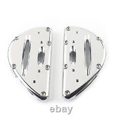 Aluminum Chrome Rear Passenger Floorboards Foot Peg For Harley Touring 1993+