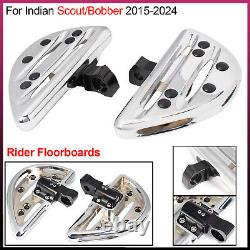 Aluminum Rider Floorboards Front Footboards For Indian Scout/Bobber 2015-2024