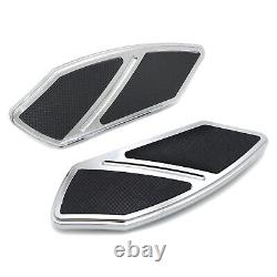 Arc Edge Rear Passenger Foot Board Floorboard For Softail Harley Touring chrome