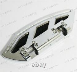 Arc Edge Rear Passenger Foot Board Floorboard For Softail Harley Touring chrome