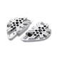Arlen Ness 10-gauge Mini Rider Floorboards Chrome For 15-20 Indian Scouts