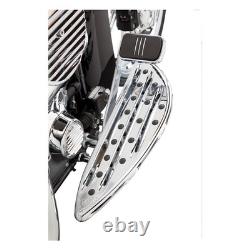 Arlen Ness 83-17 Deep Cut Rider Floorboards Chrome For 86-17 (NU) FL Softail