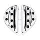 Arlen Ness Deep Cut Passenger Floorboards Chrome For 86-21 Flt/touring