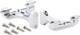 Arlen Ness Forged Passenger Floorboard Mounts For Harley Davidson Flhtc 1340