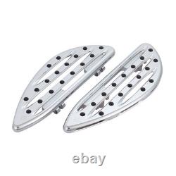 Arlen Ness M8 Softail Deep Cut Rider Floorboards Chrome For 18-21 FL Softail W