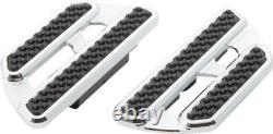 Arlen Ness Method Passenger Floorboards, Chrome Black Chrome 410-027 1621-1131