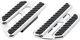 Arlen Ness Method Passenger Floorboards, Chrome Black Chrome 410-027 1621-1131