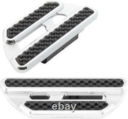 Arlen Ness Method Passenger Floorboards, Chrome Black Chrome 410-027 1621-1131