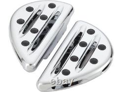 Arlen Ness Moto Motorcycle Motorbike Deep Cut Passenger Floorboards Chrome