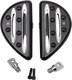 Arlen Ness Passenger Floorboards Black Deep Cut #06-834