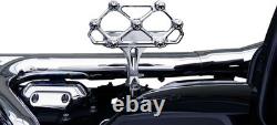 Arlen Ness Passenger Floorboards For Harley Davidson FLD1690 2012-2013 Chrome