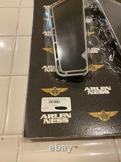 Arlen Ness Slot Track Fusion Series Passenger Floorboard, Chrome 15-413