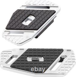 Arlen Ness SpeedLiner Passenger Floorboards Chrome For Harley Davidson FLD 1690