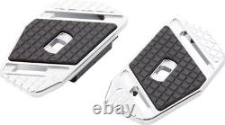 Arlen Ness SpeedLiner Passenger Floorboards Chrome For Harley Davidson FLD 1690