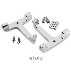 BC Chrome Rear Passenger Floorboard T Bracket Harley Ultra Limited 2014-2021