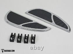 Bad Dad Chrome Floorboard Kit 905 Boards Passenger Pegs Dual Shift Peg 81186-4