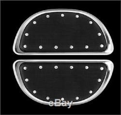 Banana Floorboards Passenger by Cyclesmiths 106 Chrome with Rivets Harley 1980-10