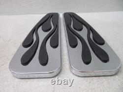 Baron Custom Accessories BA-7002-03 Long Flame Rider Floorboards Pair Used