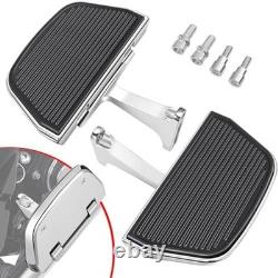 Benlari Passenger Floorboards Motorcycle Footboards Stainless Steel with Moun