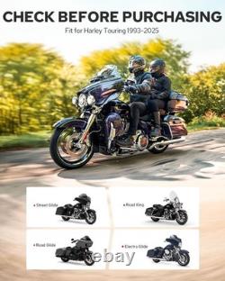Benlari Passenger Floorboards Motorcycle Footboards Stainless Steel with Moun