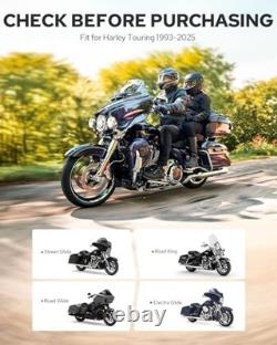 Benlari Passenger Floorboards Motorcycle Footboards Stainless Steel with Moun
