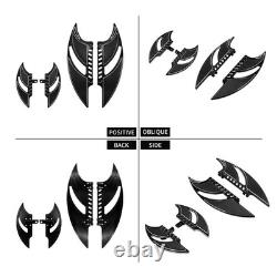 Black Blade Driver Passenger Floorboards For Harley Road Electra Glide 86-25
