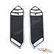 Black Smooth Rider Front Footboard Floorboard For Harley Touring Softail 84-15