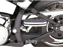 CCE Moto Motorcycle Motorbike Adjustable Passenger Mini Floorboards Chrome FXST1