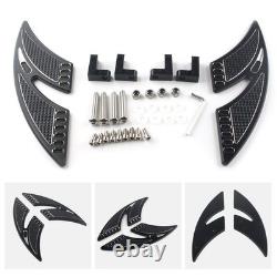 CNC Rear Passenger Floorboard Foot Pegs For Harley CVO Road Electra Glide FLHT