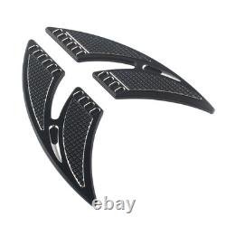CNC Rear Passenger Floorboard Foot Pegs For Harley CVO Road Electra Glide FLHT