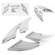 Cnc Rear Passenger Floorboards Foot Pegs For Harley Touring 1993-up Flhtc Flhx