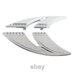 CNC Rear Passenger Floorboards Foot Pegs For Harley Touring 1993-up FLHTC FLHX
