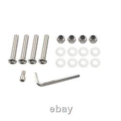 CNC Rear Passenger Floorboards Foot Pegs For Harley Touring 1993-up FLHTC FLHX