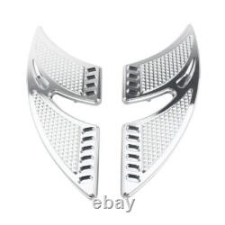 CNC Rear Passenger Floorboards Foot Pegs For Harley Touring 1993-up FLHTC FLHX