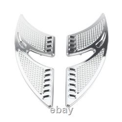 CNC Rear Passenger Floorboards Foot Pegs For Harley Touring 1993-up FLHTC FLHX