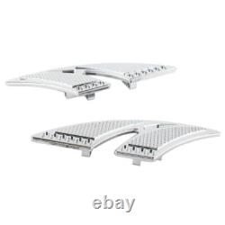 CNC Rear Passenger Floorboards Foot Pegs For Harley Touring 1993-up FLHTC FLHX