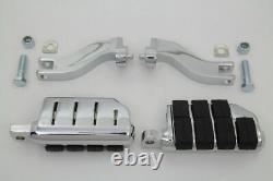 Chrome Cats Paw Passenger Rubber Foot Pegs Mount Kit Harley Touring 1993-2020