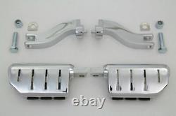 Chrome Cats Paw Passenger Rubber Foot Pegs Mount Kit Harley Touring 1993-2020