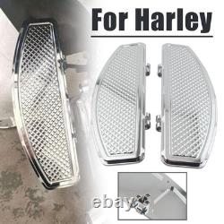 Chrome Driver Empire Footboards Floorboards For Harley Touring Street Road Glide