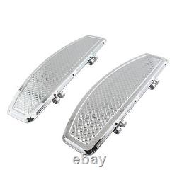 Chrome Driver Empire Footboards Floorboards For Harley Touring Street Road Glide