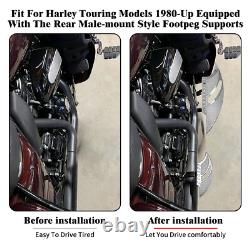 Chrome Driver Passenger Floorboards Foot Peg For Harley Road Electra Glide 86-23