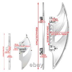 Chrome Driver Passenger Floorboards Foot Peg For Harley Road Electra Glide 86-23