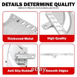 Chrome Driver Passenger Floorboards Foot Peg For Harley Road Electra Glide 86-23
