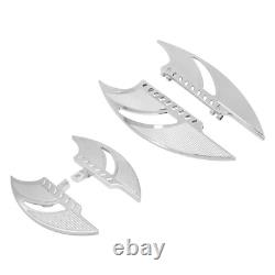 Chrome Driver Passenger Floorboards Foot Peg For Harley Road Electra Glide 86-23