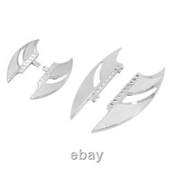 Chrome Driver Passenger Floorboards Foot Peg For Harley Road Electra Glide 86-23