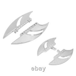 Chrome Driver Passenger Floorboards Foot Peg For Harley Road Electra Glide 86-23