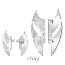 Chrome Driver Passenger Floorboards Foot Peg For Harley Road Electra Glide 86-23